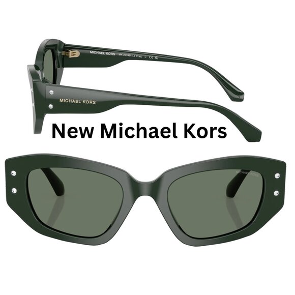 New Michael Kors Le Praz Bosco Geometric Cat Eye Sunglasses - Picture 1 of 6